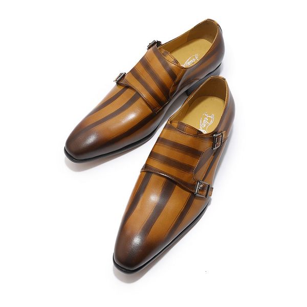 dress shoes size 39-46 genuine men's leather double monk girdle dressed in black brown wedding dress pointed to male formal toe busines
dress shoes size 39-46 genuine men's leather double monk girdle dressed in black brown wedding dress pointed to male formal toe busines