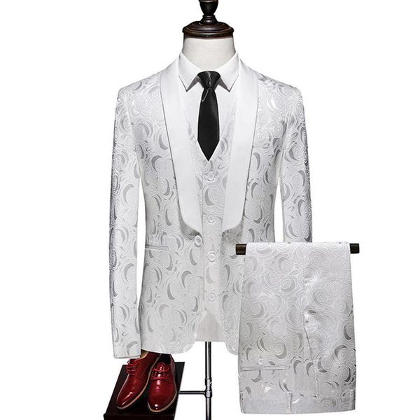 mens suit 3 piece set white black men blazer with pants and vest large size 5xl wedding party clothing men's suits & blazers
mens suit 3 piece set white black men blazer with pants and vest large size 5xl wedding party clothing men's suits & blazers