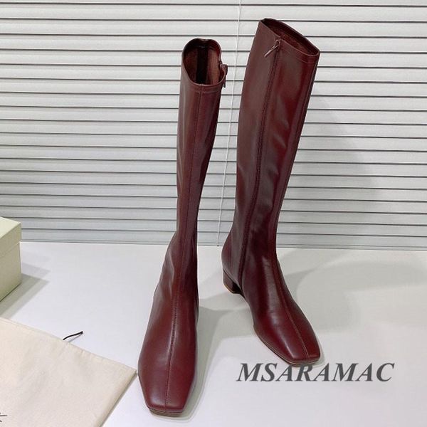 boots winter fashion burgundy square toe long leather slim ladies simple sheepskin motorcycle, Black
boots winter fashion burgundy square toe long leather slim ladies simple sheepskin motorcycle, Black