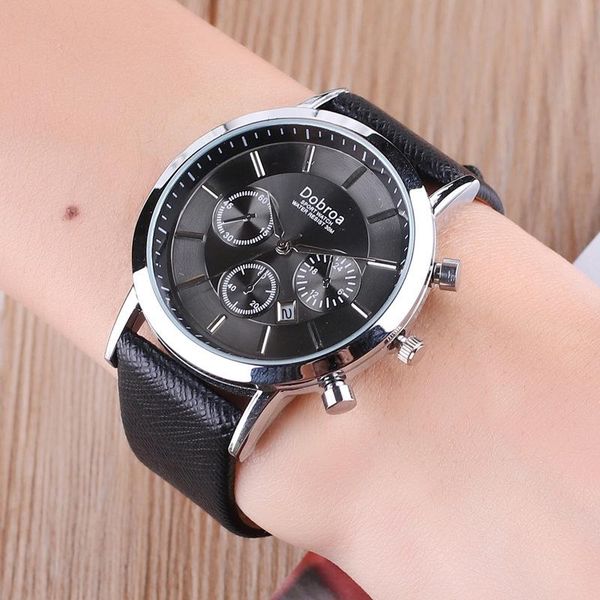wristwatches dobroa business men watches male clock fashion casual waterproof date quartz, Slivery;brown
wristwatches dobroa business men watches male clock fashion casual waterproof date quartz, Slivery;brown