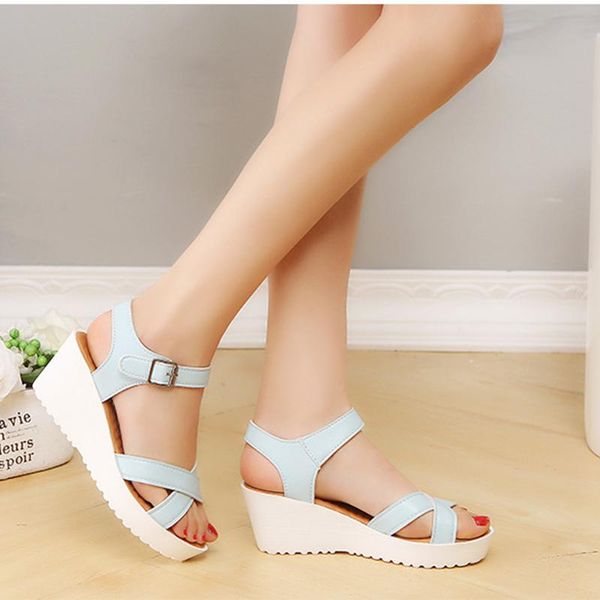 dress shoes women pu sandals plus size 33-46 wedges for high heels summer soft sole femme platform, Black
dress shoes women pu sandals plus size 33-46 wedges for high heels summer soft sole femme platform, Black