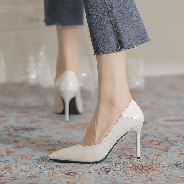 dress shoes office ladies 2021 women pumps 9.5cm high heels stone pattern shallow pointed toe stiletto female commuter party, Black
dress shoes office ladies 2021 women pumps 9.5cm high heels stone pattern shallow pointed toe stiletto female commuter party, Black