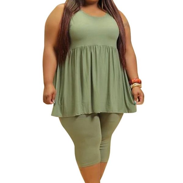 women's tracksuits summer sets for women 2021 shorts big size 4xl sleeveless bodycon causal fashion wear clothing outfits matching larg, Gray
women's tracksuits summer sets for women 2021 shorts big size 4xl sleeveless bodycon causal fashion wear clothing outfits matching larg, Gray