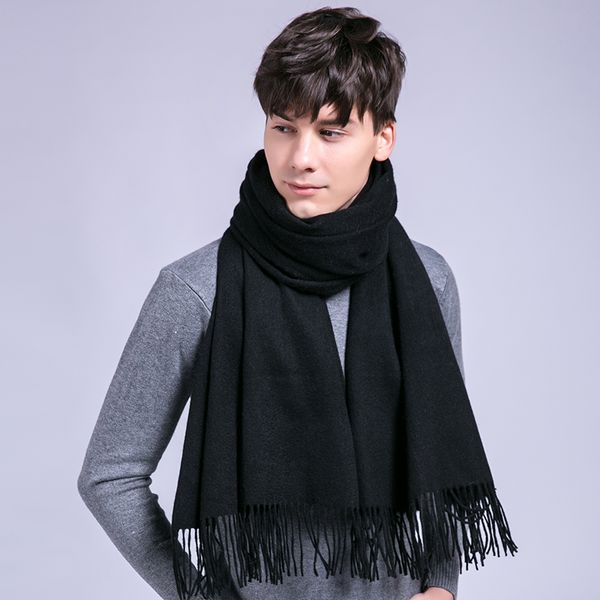 man's winter 100% wool scarf cashmere wool thicken solid warm shawls and wraps for men pashmina muffler pure wool scarves, Blue;gray
man's winter 100% wool scarf cashmere wool thicken solid warm shawls and wraps for men pashmina muffler pure wool scarves, Blue;gray