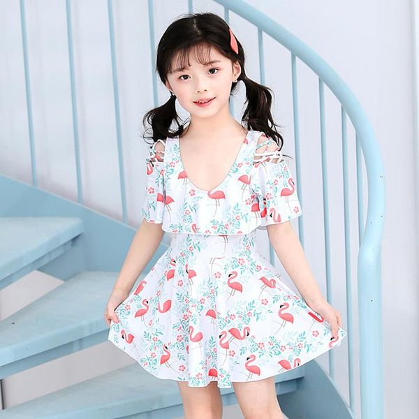 neckline short sleeve swimming suit for kids girls children ruffle swimsuit flamingo one piece bathing two-piece suits
neckline short sleeve swimming suit for kids girls children ruffle swimsuit flamingo one piece bathing two-piece suits