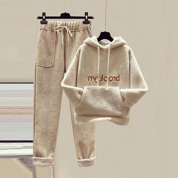 women's two piece pants 2pcs set warm womens tracksuits hooded sweatshirts 2021 autumn winter fleece hoodie and letter print jackets, White
women's two piece pants 2pcs set warm womens tracksuits hooded sweatshirts 2021 autumn winter fleece hoodie and letter print jackets, White