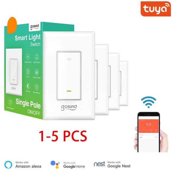 smart home control gosund wifi switch 1 way key wall 120 type family intelligence light work with alexa and google
smart home control gosund wifi switch 1 way key wall 120 type family intelligence light work with alexa and google