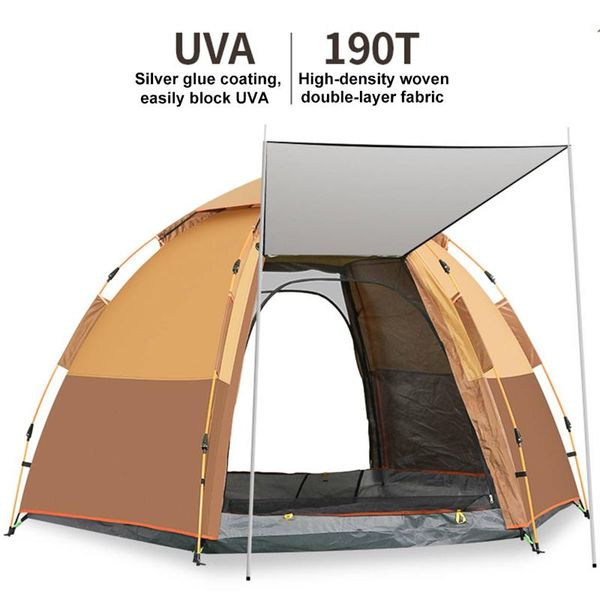 tents and shelters uv hexagonal automatic outdoor camping tent wild big family travel 5-6persons awning garden hiking
tents and shelters uv hexagonal automatic outdoor camping tent wild big family travel 5-6persons awning garden hiking
