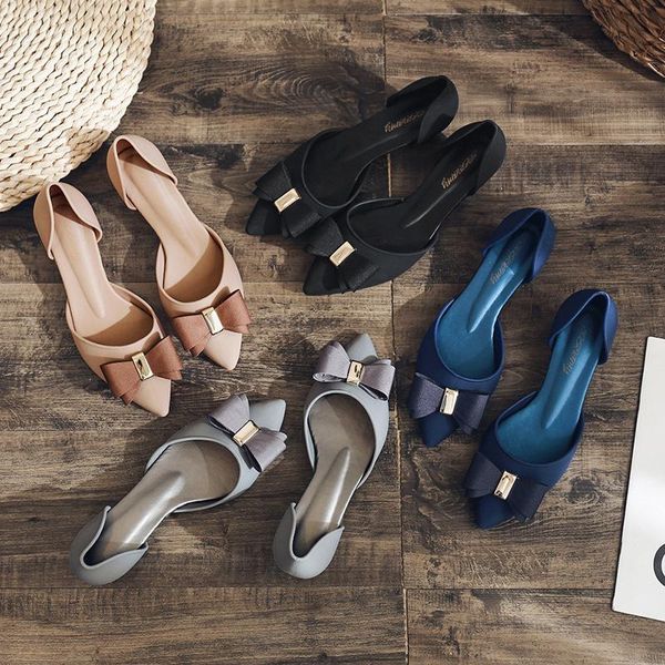 sandals summer jelly shoes bow-knot pointed toe fashion high-heeled with diamond buckle bow mid-heel women, Black
sandals summer jelly shoes bow-knot pointed toe fashion high-heeled with diamond buckle bow mid-heel women, Black