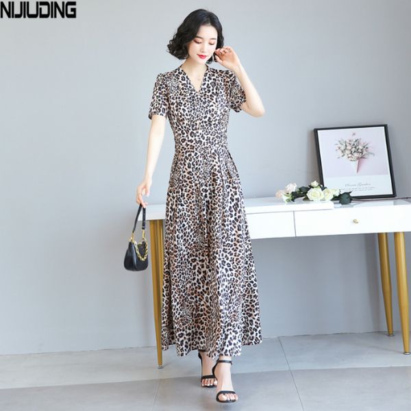 summer women's retro long-sleeved long dressv-neck leopard print ankle swing dresses fashion wild 210514, Black;gray
summer women's retro long-sleeved long dressv-neck leopard print ankle swing dresses fashion wild 210514, Black;gray