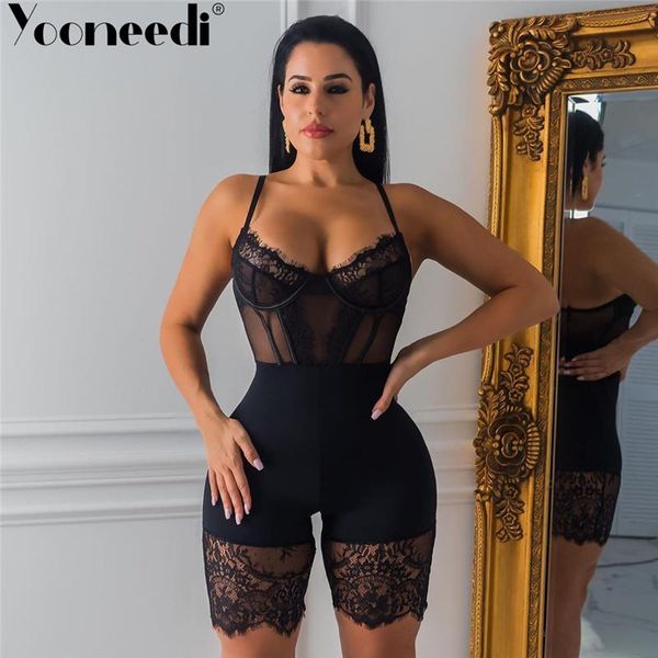 women's jumpsuits & rompers yooneedi 2021 summer design women playsuits 2 color style lace embroidery spaghetti strap ladies osm-5250, Black;white
women's jumpsuits & rompers yooneedi 2021 summer design women playsuits 2 color style lace embroidery spaghetti strap ladies osm-5250, Black;white