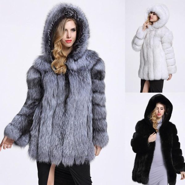 women's jackets womail faux fur coat winter 2021 casual hooded women fashion long sleeve solid color loose outwear s-3xl, Black;brown
women's jackets womail faux fur coat winter 2021 casual hooded women fashion long sleeve solid color loose outwear s-3xl, Black;brown