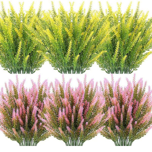 decorative flowers & wreaths artificial lavender 12 bundles outdoor uv resistant fake no fade faux plastic plants garden porch
decorative flowers & wreaths artificial lavender 12 bundles outdoor uv resistant fake no fade faux plastic plants garden porch