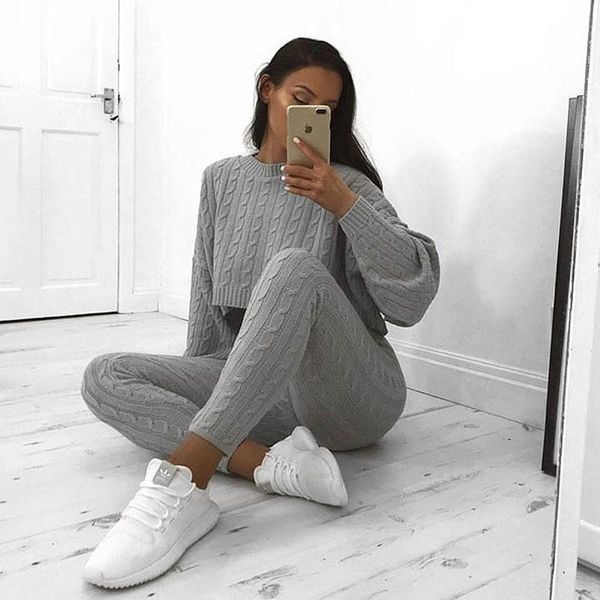 piece playsuit womens winter warm ladies off shoulder cable knitted loungewear suit set outfits sweater femme 2021 jumpsuit women's jum, Black;white
piece playsuit womens winter warm ladies off shoulder cable knitted loungewear suit set outfits sweater femme 2021 jumpsuit women's jum, Black;white