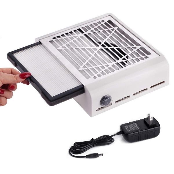 makart nail suction dust collector no-spilling filter 40w strong power e0871 art equipment, Silver
makart nail suction dust collector no-spilling filter 40w strong power e0871 art equipment, Silver