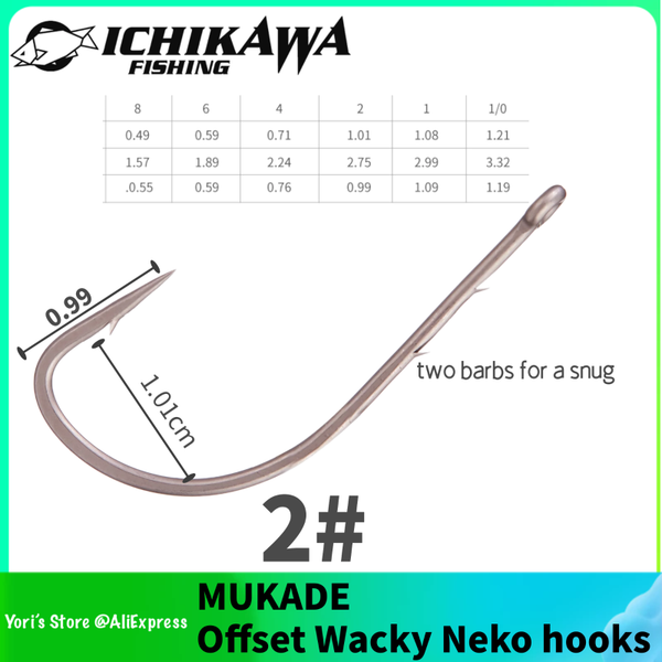 fishing hooks japan ichikawa mukade offset wacky neko worm hook high steel carbon fishhooks accessories
fishing hooks japan ichikawa mukade offset wacky neko worm hook high steel carbon fishhooks accessories