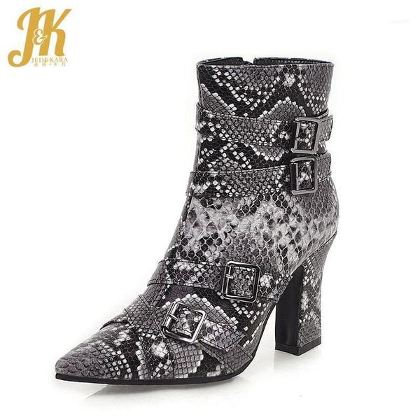 boots jk snake skin women buckle ankle booties ladies party high heels shoes pointed toe female zip winter 202111, Black
boots jk snake skin women buckle ankle booties ladies party high heels shoes pointed toe female zip winter 202111, Black
