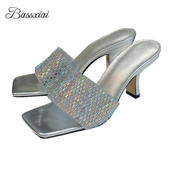 sandals jeweled rhinestone slip-on runway mules lady summer kitten heel square open toe real leather slingbacks women, Black
sandals jeweled rhinestone slip-on runway mules lady summer kitten heel square open toe real leather slingbacks women, Black
