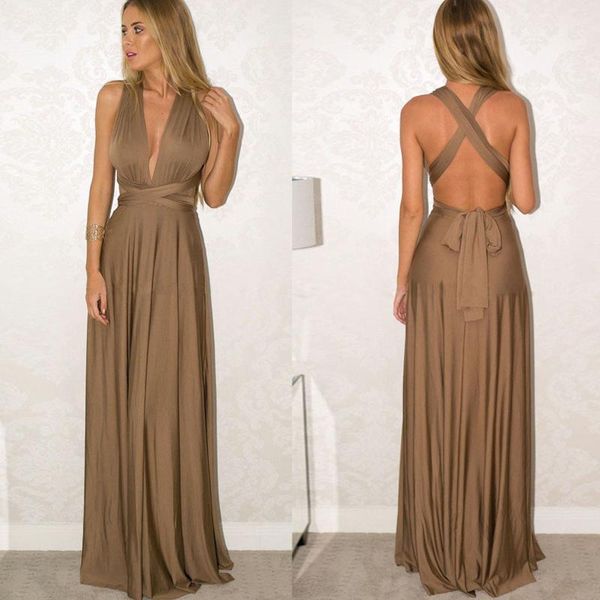 casual dresses halterneck dress women multiway wrap convertible boho maxi club red dress bandage long party robe longue femme, Black;gray
casual dresses halterneck dress women multiway wrap convertible boho maxi club red dress bandage long party robe longue femme, Black;gray