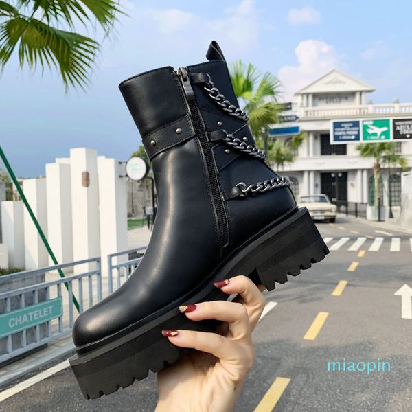 the latest show womens middle boots luxury custom logo soft and comfortable all leather material 35-41, Black
the latest show womens middle boots luxury custom logo soft and comfortable all leather material 35-41, Black