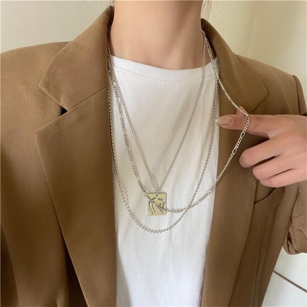 multilayer necklace 2021 female hip-hop collarbone chain cool wind sense choker chokers, Golden;silver
multilayer necklace 2021 female hip-hop collarbone chain cool wind sense choker chokers, Golden;silver