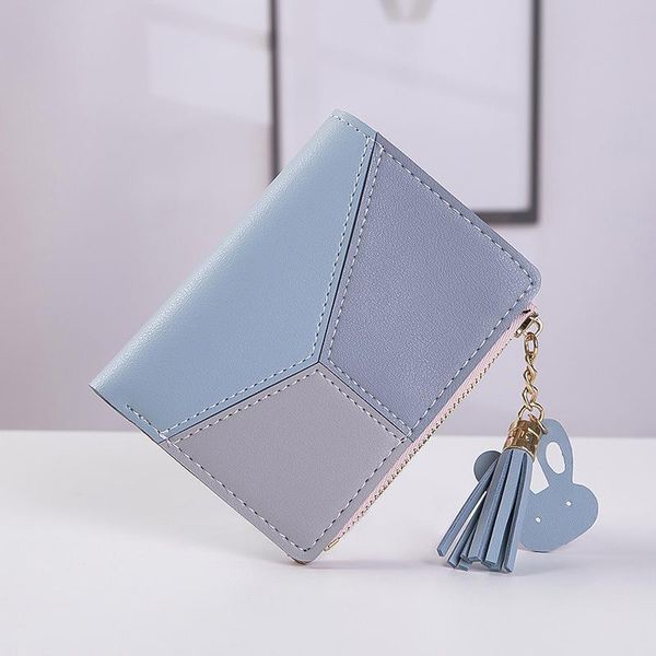 wallets 2021 wallet short ms. zipper student korean style of splicing hit tassel all matching change card bag, Red;black
wallets 2021 wallet short ms. zipper student korean style of splicing hit tassel all matching change card bag, Red;black