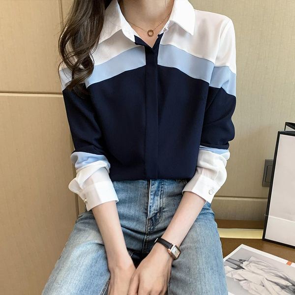 women's blouses & shirts office 2021 button up shirt women elegant autumn korean fashion long sleeve collared ladies clothes chemisier, White
women's blouses & shirts office 2021 button up shirt women elegant autumn korean fashion long sleeve collared ladies clothes chemisier, White