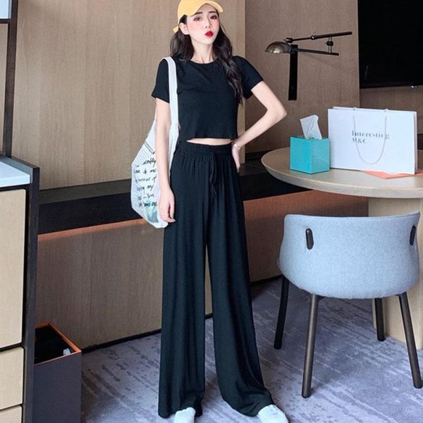 women's jumpsuits & rompers fashion two-piece solid color slim exposure t-shirt + high waist wide leg pants casual suit orange red xl 2, Black;white
women's jumpsuits & rompers fashion two-piece solid color slim exposure t-shirt + high waist wide leg pants casual suit orange red xl 2, Black;white