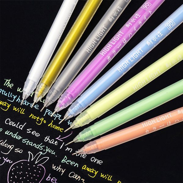painting pens highlight neutral note mark color orcent diy diary graffiti fountain pen, Black;red
painting pens highlight neutral note mark color orcent diy diary graffiti fountain pen, Black;red