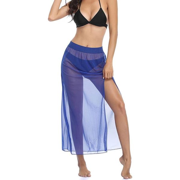 women's swimwear women high split mesh skirts see through bikini cover ups solid color ankle length waist sheer skirt beachwear plus si, White;black
women's swimwear women high split mesh skirts see through bikini cover ups solid color ankle length waist sheer skirt beachwear plus si, White;black