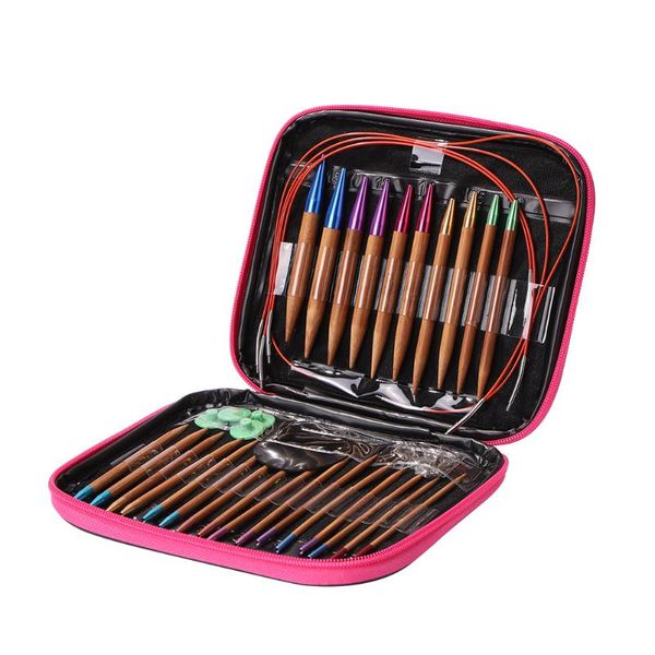 sewing notions & tools 13pairs knitting needles set interchangeable crochet circular detachable sweater colorful carbonized bamboo, Black
sewing notions & tools 13pairs knitting needles set interchangeable crochet circular detachable sweater colorful carbonized bamboo, Black