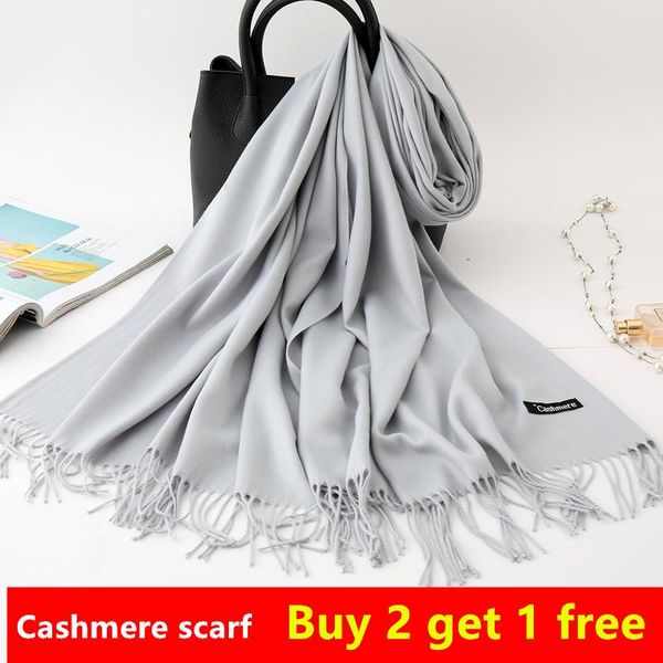 bandanas 2021 winter scarf solid thick women cashmere scarves neck head warm hijabs lady shawls and wraps bandana tassel, Blue;gray
bandanas 2021 winter scarf solid thick women cashmere scarves neck head warm hijabs lady shawls and wraps bandana tassel, Blue;gray