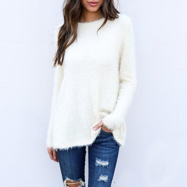 women's sweaters solid color long sleeve loose sweater jacket female jumpers pullovers sleeved knitted, White;black
women's sweaters solid color long sleeve loose sweater jacket female jumpers pullovers sleeved knitted, White;black