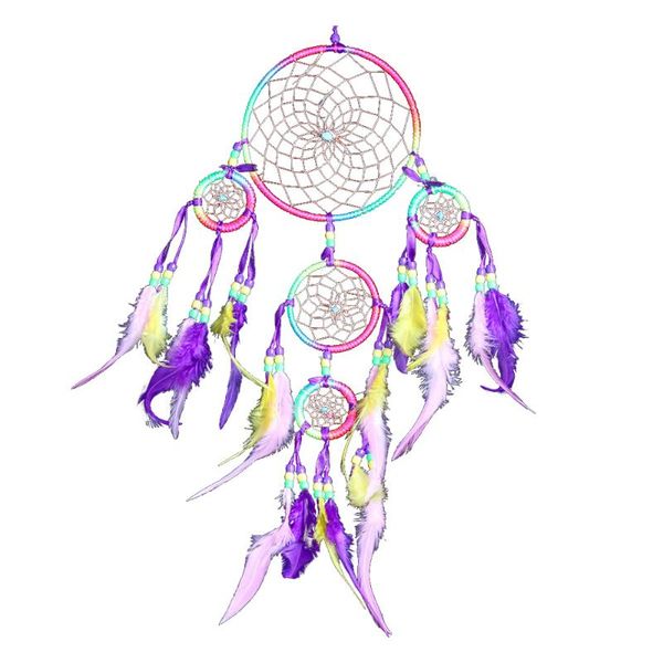 factory wholesale seven rings handmade rooster feater dream catcher for furniture decor with 15cm rings child toys
factory wholesale seven rings handmade rooster feater dream catcher for furniture decor with 15cm rings child toys