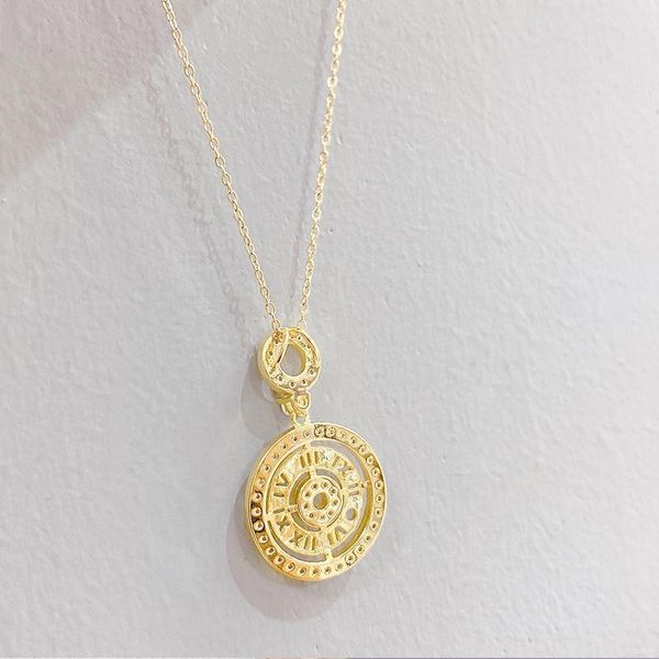 chains botu 2021 micro inlaid zircon round roman numerals necklace female digital fashion pendant jewelry for women, Silver
chains botu 2021 micro inlaid zircon round roman numerals necklace female digital fashion pendant jewelry for women, Silver