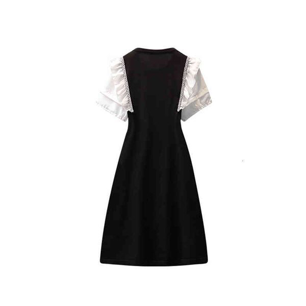 Casual Dresses Plus Size Women Korean Fashion Patchwork Crewneck Ruffles Puff Sleeve High Waist Loose Female Summer 2N4P, Black;gray
Casual Dresses Plus Size Women Korean Fashion Patchwork Crewneck Ruffles Puff Sleeve High Waist Loose Female Summer 2N4P, Black;gray