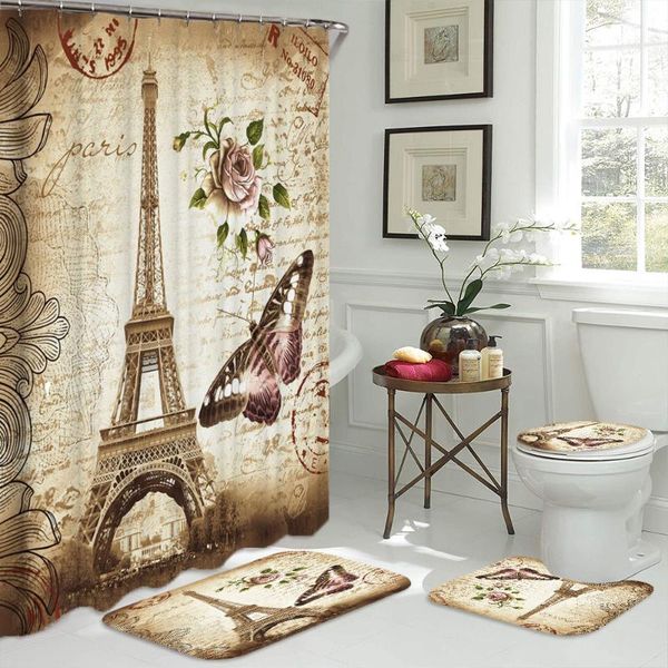 paris landscape print waterproof shower curtains bathroom curtain sets anti slip pedestal rug lid toilet cover bath mat set
paris landscape print waterproof shower curtains bathroom curtain sets anti slip pedestal rug lid toilet cover bath mat set