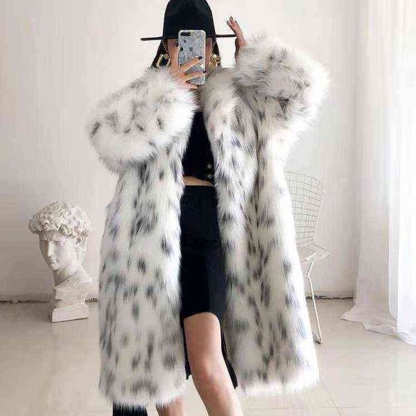 imitation fur coat women's dress korean version medium long waistless spotted sleeve 211207, Black
imitation fur coat women's dress korean version medium long waistless spotted sleeve 211207, Black