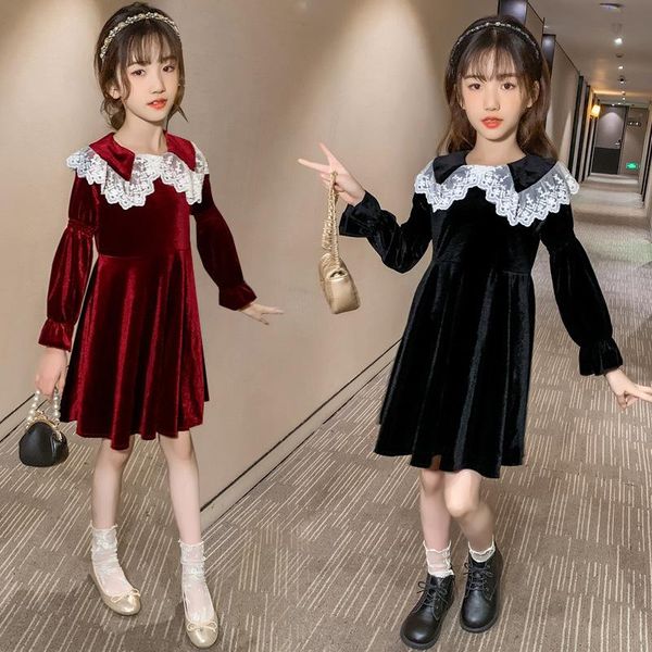 girl's dresses 2021 spring autumn casual gold velvet little girls dress children's mid-length for princess kids party, Red;yellow
girl's dresses 2021 spring autumn casual gold velvet little girls dress children's mid-length for princess kids party, Red;yellow
