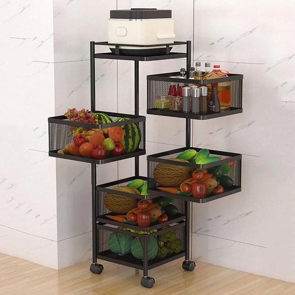 hooks & rails 360-degree rotary basket storage rack kitchen floor multi-storey multi-functional fruit and vegetable
hooks & rails 360-degree rotary basket storage rack kitchen floor multi-storey multi-functional fruit and vegetable
