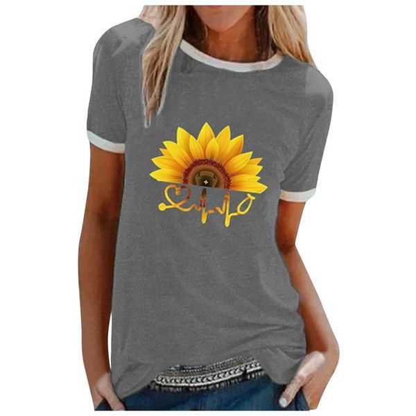 women's t-shirt summer sunfloral fashion casual short-sleeved printed crew neck harajuku loose t shirt y2k zaraing, White
women's t-shirt summer sunfloral fashion casual short-sleeved printed crew neck harajuku loose t shirt y2k zaraing, White