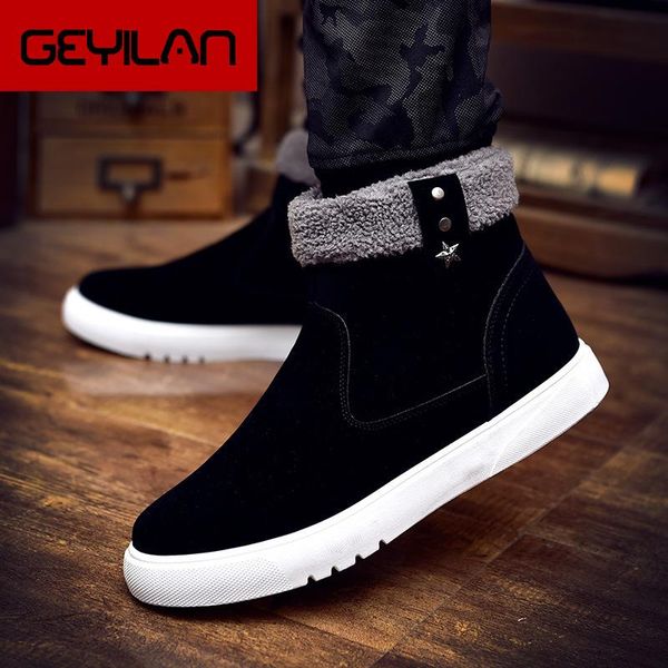 boots korean version snow men's casual shoes winter non-slip flats warm plush male sneakers trend high man cotton, Black
boots korean version snow men's casual shoes winter non-slip flats warm plush male sneakers trend high man cotton, Black