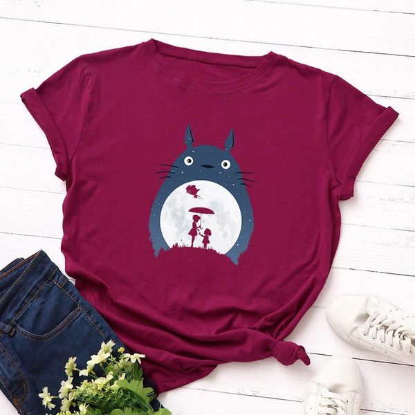 cotton creative totoro print women graphic tees streetwear oversized clothes short sleeve funny shirt, White
cotton creative totoro print women graphic tees streetwear oversized clothes short sleeve funny shirt, White