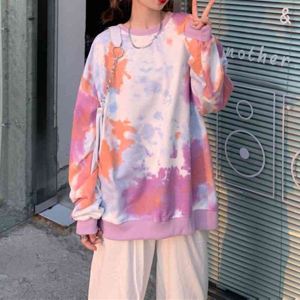 women hoodie 2021 spring autumn sweatshirt tie dye s clothes cotton teen street shirt for sweat femme jogging leisure bluza damska, Black
women hoodie 2021 spring autumn sweatshirt tie dye s clothes cotton teen street shirt for sweat femme jogging leisure bluza damska, Black