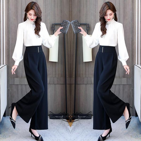 women's tracksuits women 2 pieces sets 2021 spring autumn long sleeve shirt blouse+long wide leg pants trousers lady two piece suits, Gray
women's tracksuits women 2 pieces sets 2021 spring autumn long sleeve shirt blouse+long wide leg pants trousers lady two piece suits, Gray