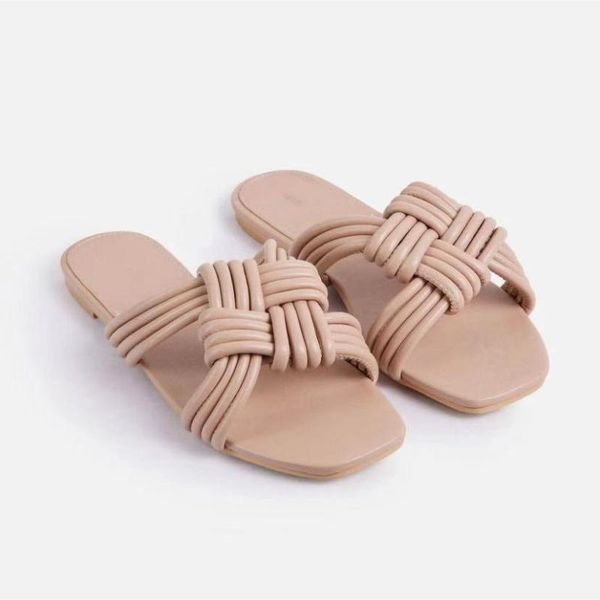 slippers whnb 2021 sandals braided belt knotted flat shoes home family flip flops outdoor women's beach size 41, Black
slippers whnb 2021 sandals braided belt knotted flat shoes home family flip flops outdoor women's beach size 41, Black