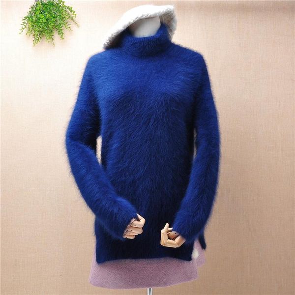 women's sweaters ladies women fashion hairy mink cashmere knitted long sleeves turtleneck slit tail pullover angora fur jumper sweate, White;black
women's sweaters ladies women fashion hairy mink cashmere knitted long sleeves turtleneck slit tail pullover angora fur jumper sweate, White;black