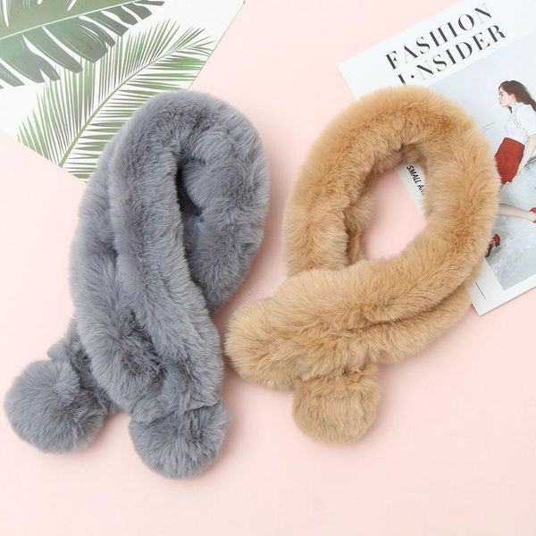 scarves soft faux fur plush student gift windproof neckerchief scarfs warm bib ball cross scarf, Blue;gray
scarves soft faux fur plush student gift windproof neckerchief scarfs warm bib ball cross scarf, Blue;gray