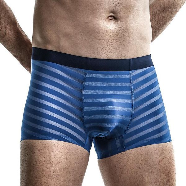 underpants men's underwear ice silk summer thin boxer briefs seamless modal breathable shorts trend personality stripes, Black;white
underpants men's underwear ice silk summer thin boxer briefs seamless modal breathable shorts trend personality stripes, Black;white