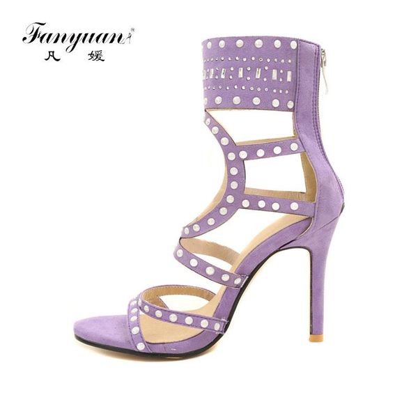 fanyuan girls gladiator sandals women fashion open toe rhinestone design high heel cut-out crystal ankle wrap zipper, Black
fanyuan girls gladiator sandals women fashion open toe rhinestone design high heel cut-out crystal ankle wrap zipper, Black